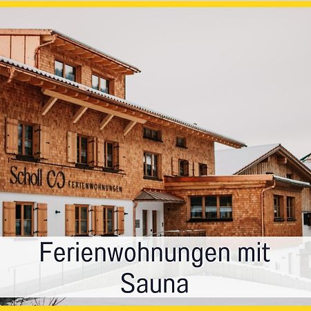 Ferienwohnungen Scholl - Private Sauna Oder Infrarotkabine Bad Hindelang Exterior photo